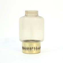 Load image into Gallery viewer, Hans-Agne Jakobsson, model L 95, brass and glass candle holder, 1960s