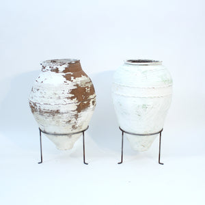Large pair of early 20th Century Mediterranean Olive Jars, ca 1930s