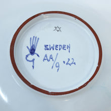 Load image into Gallery viewer, Stig Lindberg, ceramic faience plate for Gustavsberg, 1950s