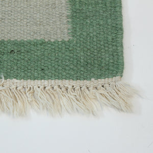 Swedish flat weave Röllakan carpet, 1960s