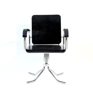 Mücke-Melder, adjustable Bauhaus style swivel chair, Czechia, 1930s