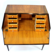 Load image into Gallery viewer, Free standing Swedish Modern secretaire in Walnut and Elm, 1940s