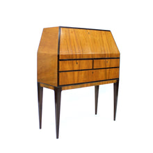 Load image into Gallery viewer, Free standing Swedish Modern secretaire in Walnut and Elm, 1940s