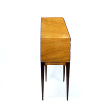 Load image into Gallery viewer, Free standing Swedish Modern secretaire in Walnut and Elm, 1940s