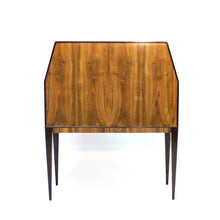 Load image into Gallery viewer, Free standing Swedish Modern secretaire in Walnut and Elm, 1940s