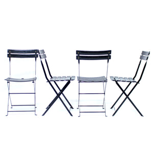 Marco Zanuso, set of 4 Celestina foldable chairs for Zanotta, 1978