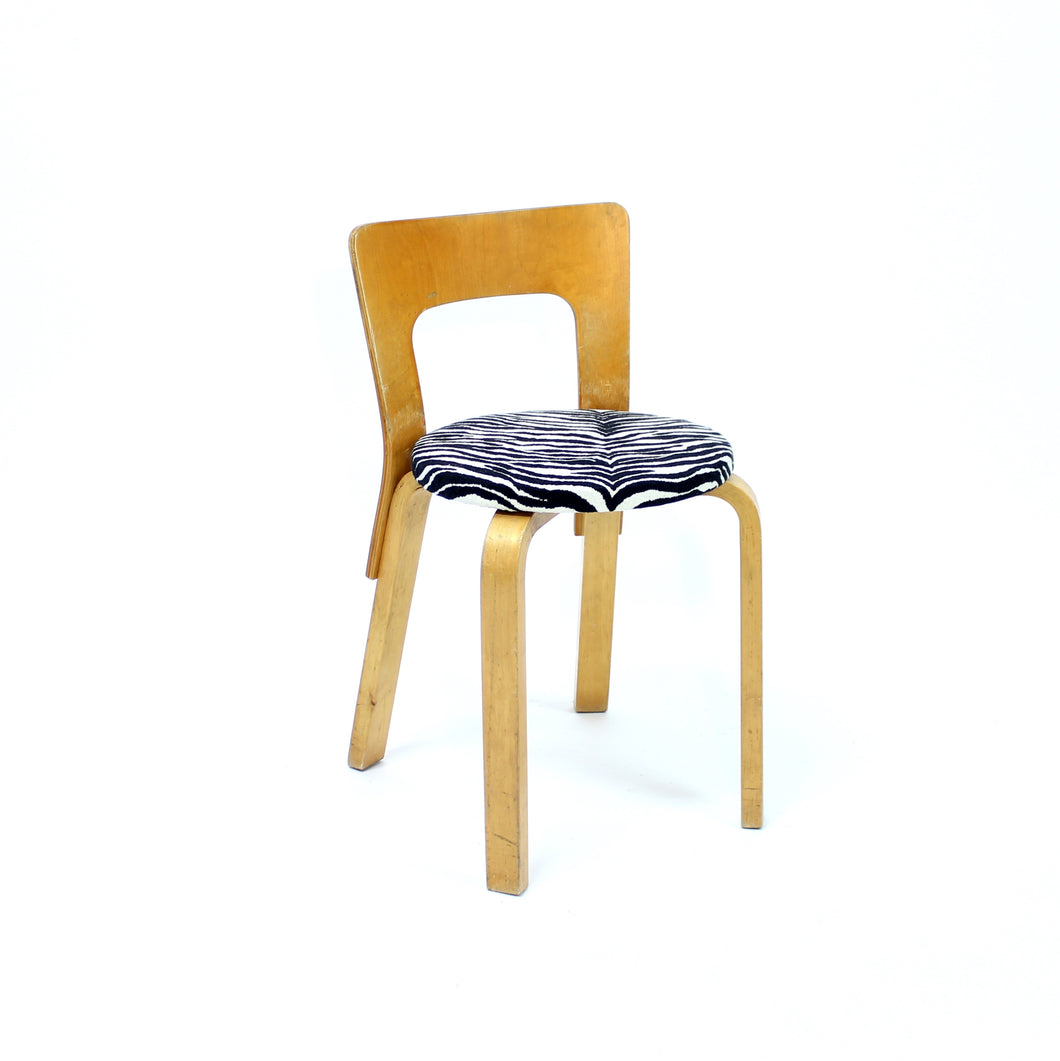 Alvar aalto, chair model 65 for Artek, rare Hedemora production, Sweden ca 1950