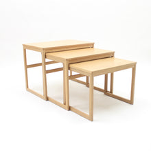 Load image into Gallery viewer, Svante Skogh, oak nesting tables, AB Seffle Möbelfabrik, 1960s